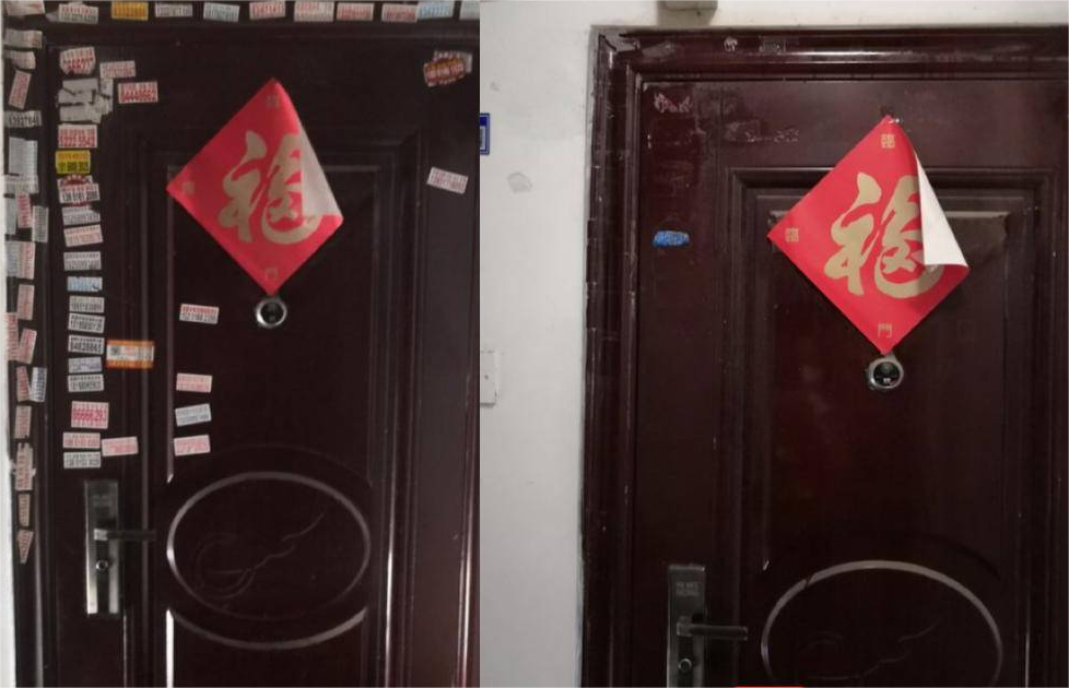 防盜門上的廣告貼紙?jiān)趺纯焖偃コ?？防盜安全門保養(yǎng)妙招